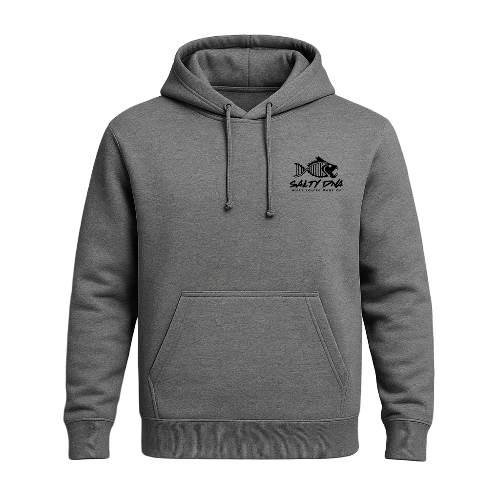 Salty DNA Originals Hoodie - Heather Charcoal