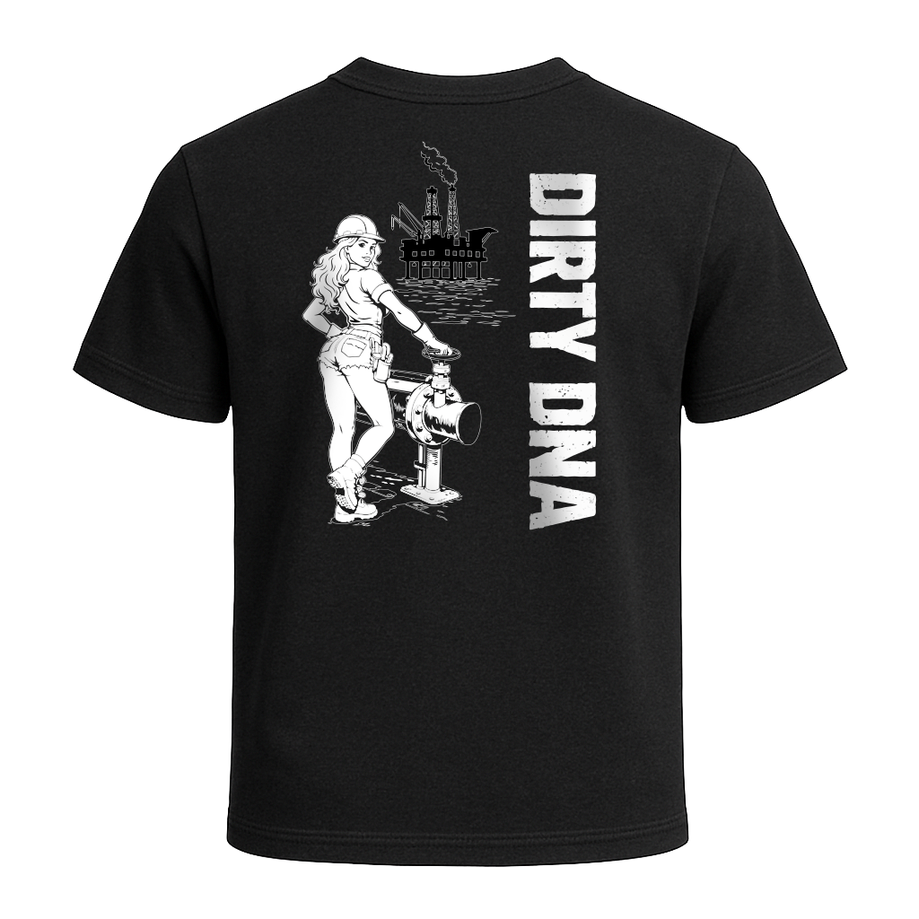 Dirty DNA Oil Rig Girl T-Shirt