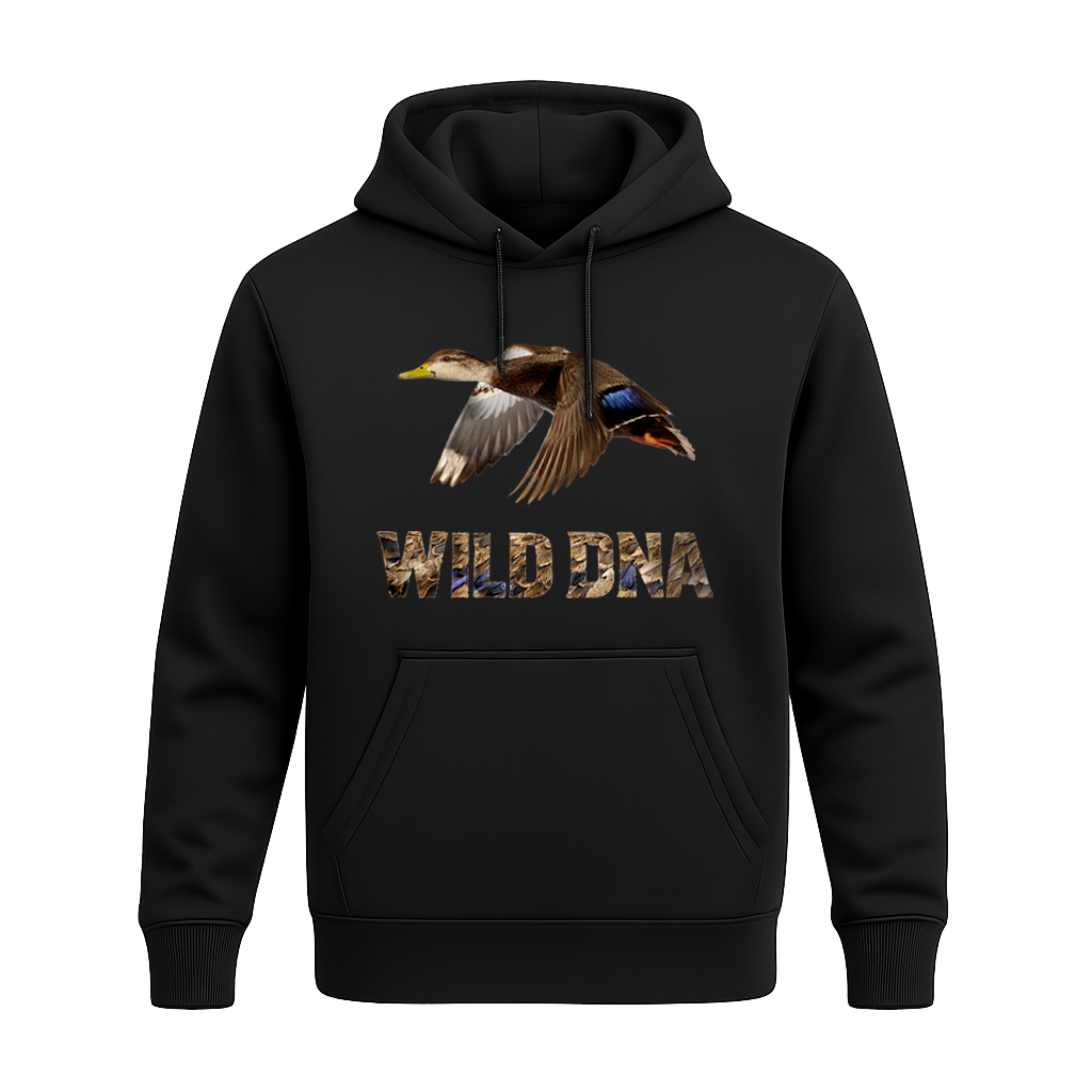 Wild DNA Black Duck Hoodie