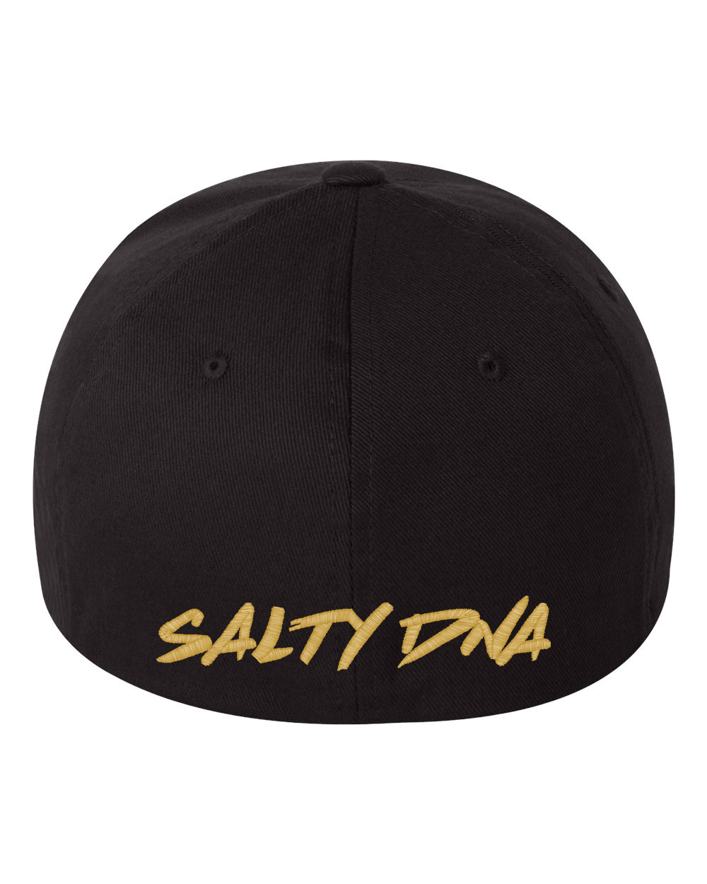 Salty DNA Originals Flex Fit – Black & Gold