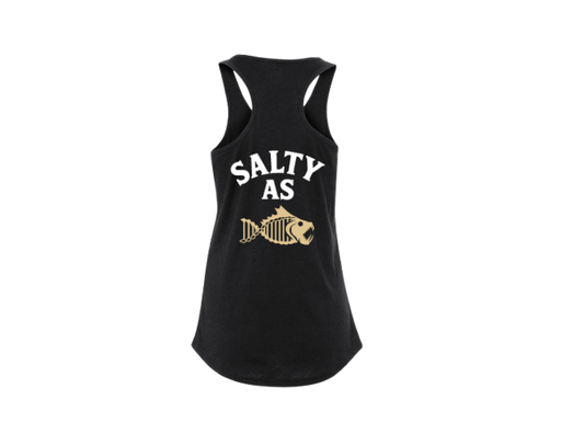 Salty As Women’s Tank Top – Black