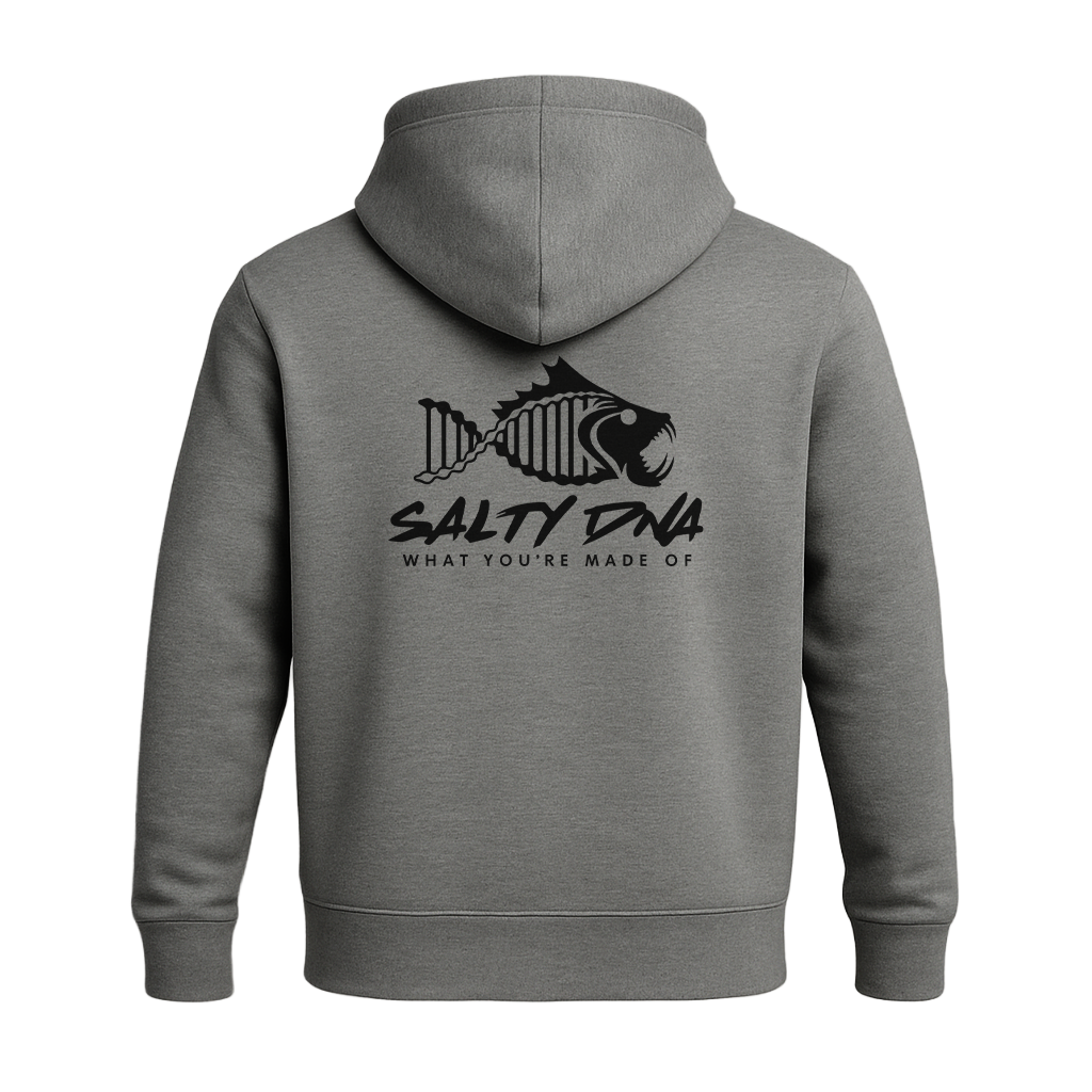 Salty DNA Originals Hoodie - Heather Charcoal
