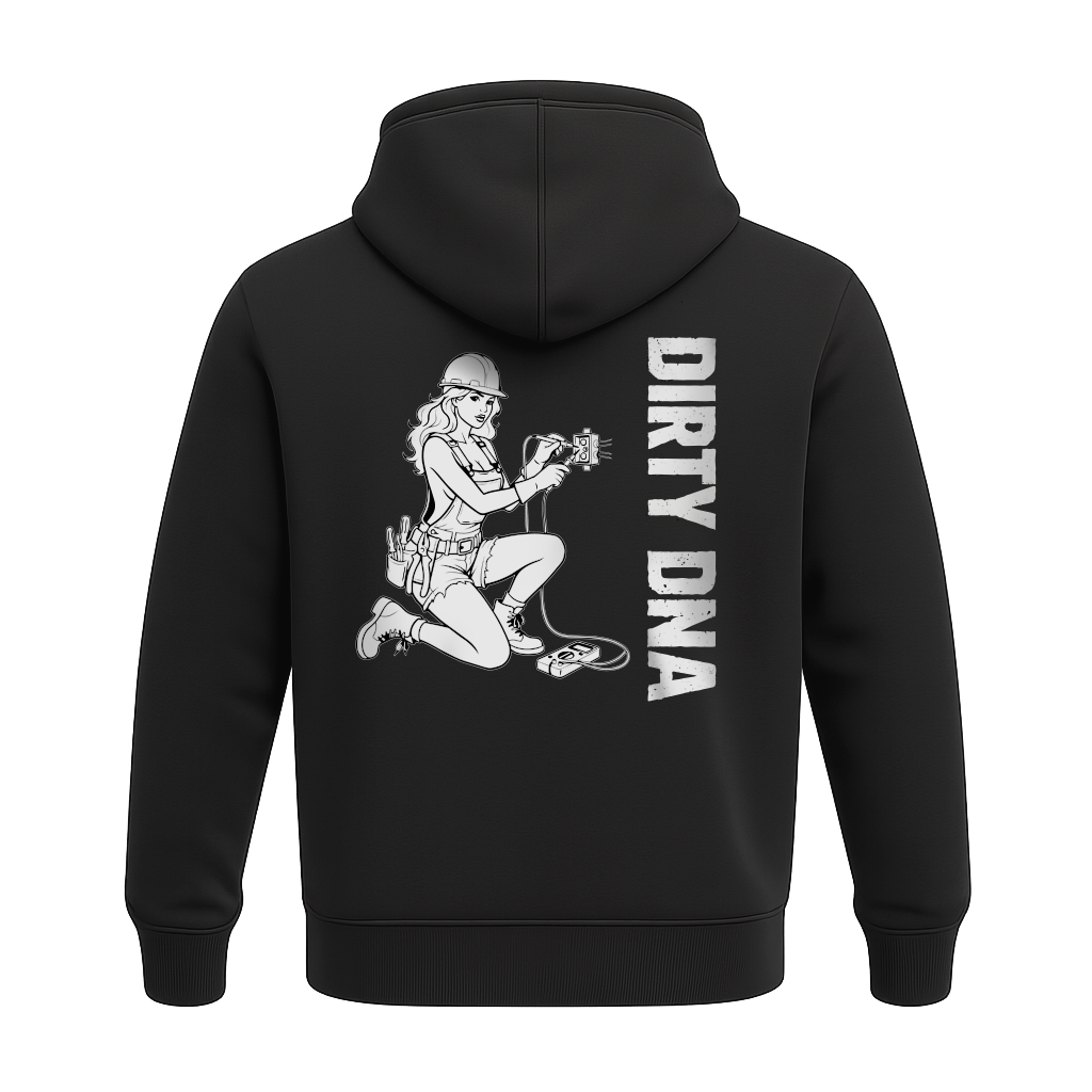 Dirty DNA Electrician Girl Hoodie