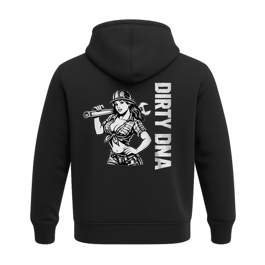 Dirty DNA Mechanic Girl Hoodie