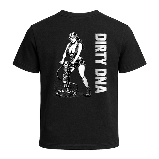 Dirty DNA Construction Girl T-Shirt