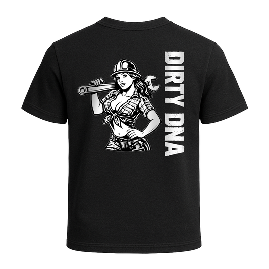 Dirty DNA Mechanic Girl T-Shirt