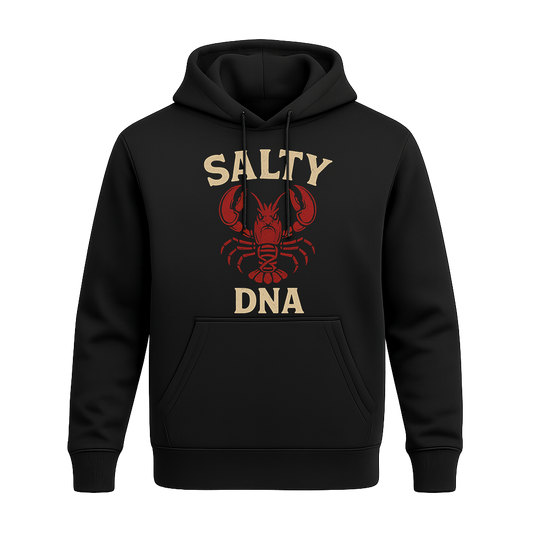 Salty DNA Lobster Hoodie - Black