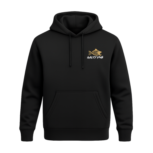 Salty DNA Originals Youth Hoodie – Black & Gold