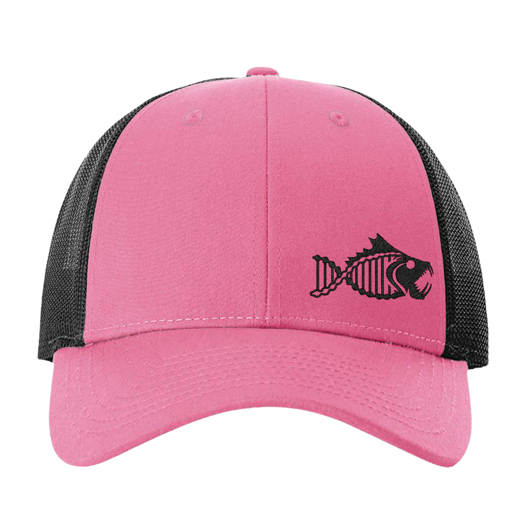 Salty DNA Mesh Snapback – Hot Pink & Black