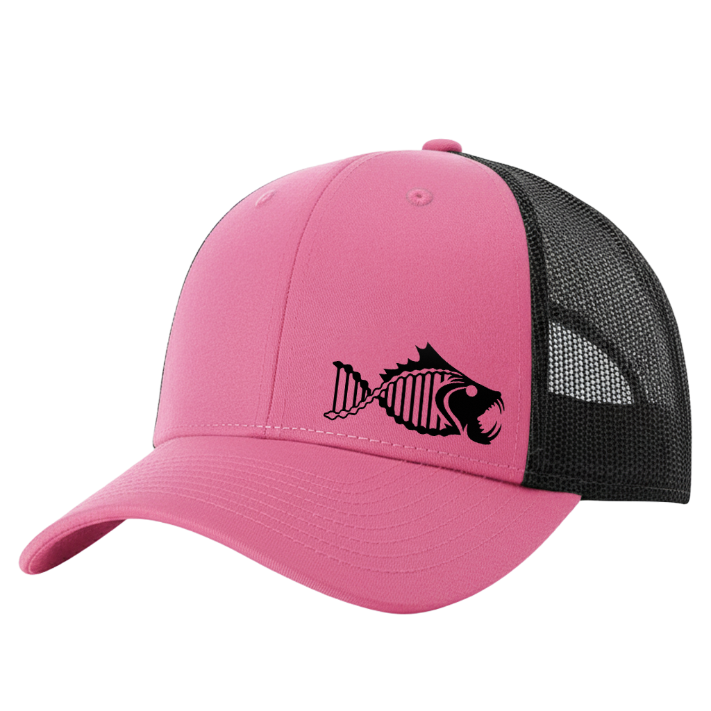 Salty DNA Mesh Snapback – Hot Pink & Black