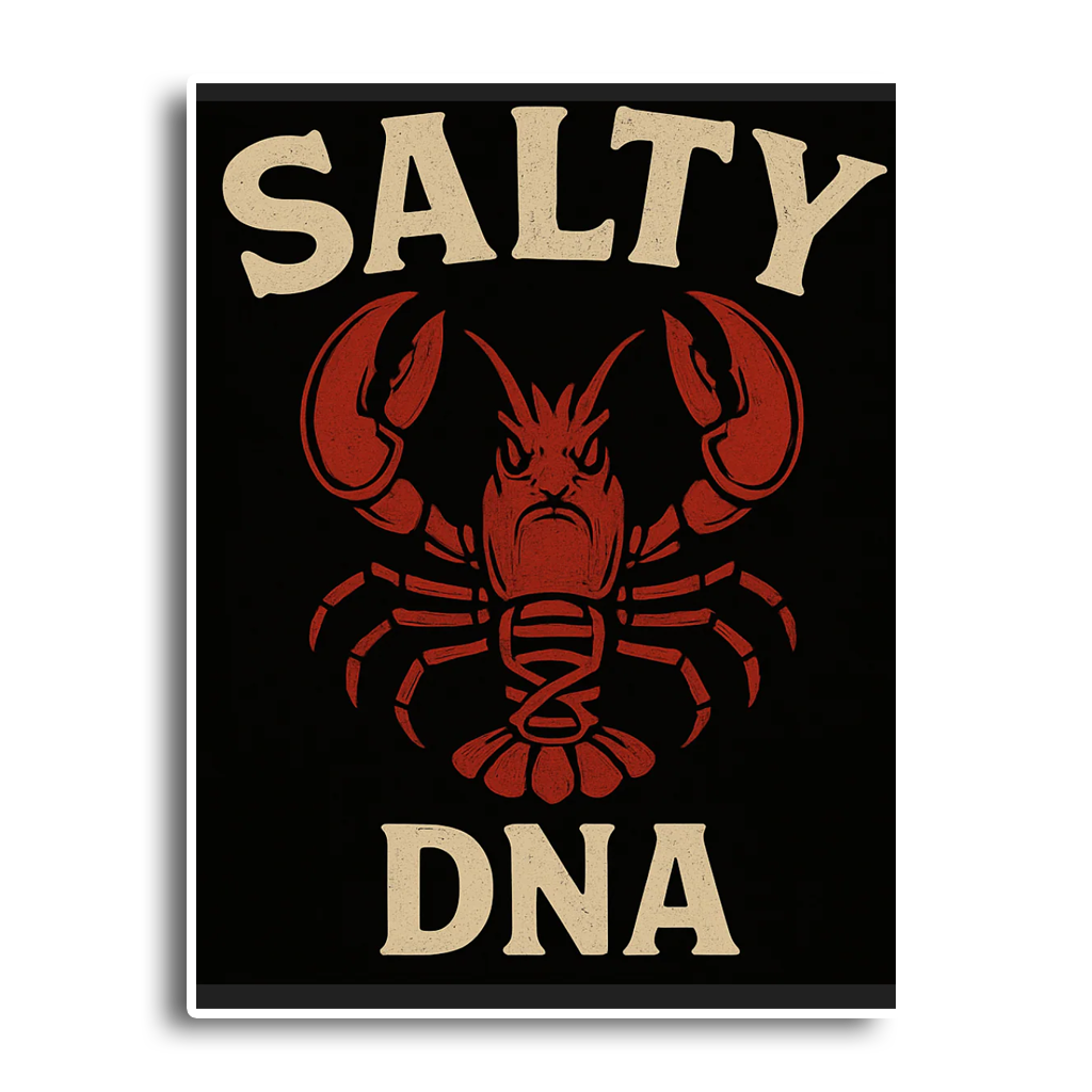 Salty DNA Lobster Sticker
