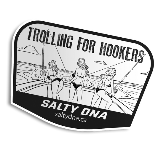 Trolling For Hookers Stickers